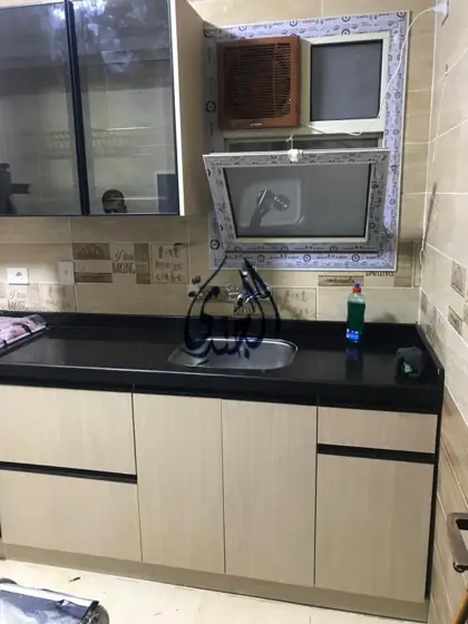 مطابخ خشب مودرن — من أعمال الجندي جينوفا بالمنصورة (10)