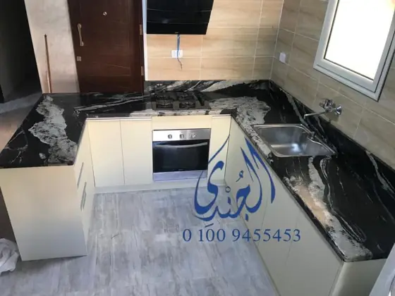 مطابخ خشب مودرن — من أعمال الجندي جينوفا بالمنصورة (19)
