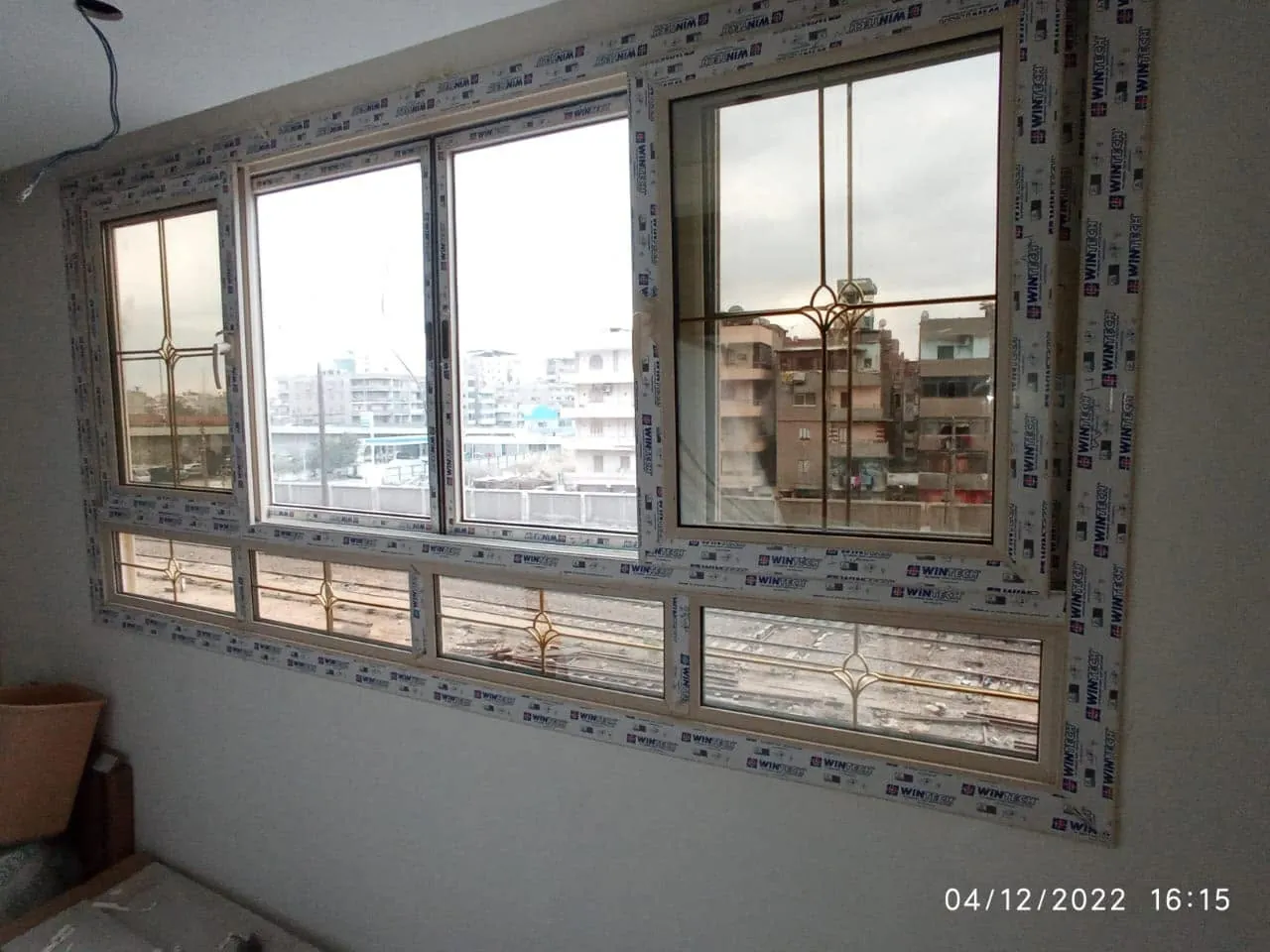 شبابيك UPVC — من أعمال الجندي جينوفا بالمنصورة