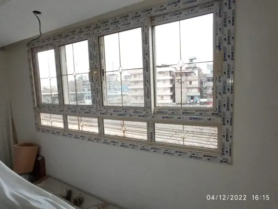 شبابيك UPVC — من أعمال الجندي جينوفا بالمنصورة (6)