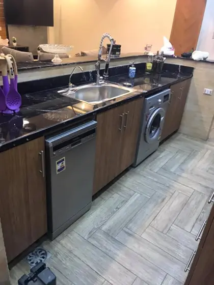 مطابخ خشب مودرن — من أعمال الجندي جينوفا بالمنصورة (34)